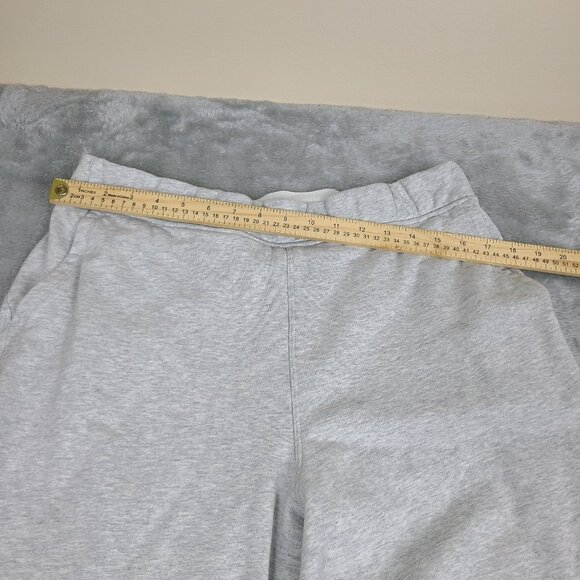 Lululemon Grey Terry Cotton Relaxed High Rise‎ Joggers Sweat Pants 12 - Picture 2 of 6